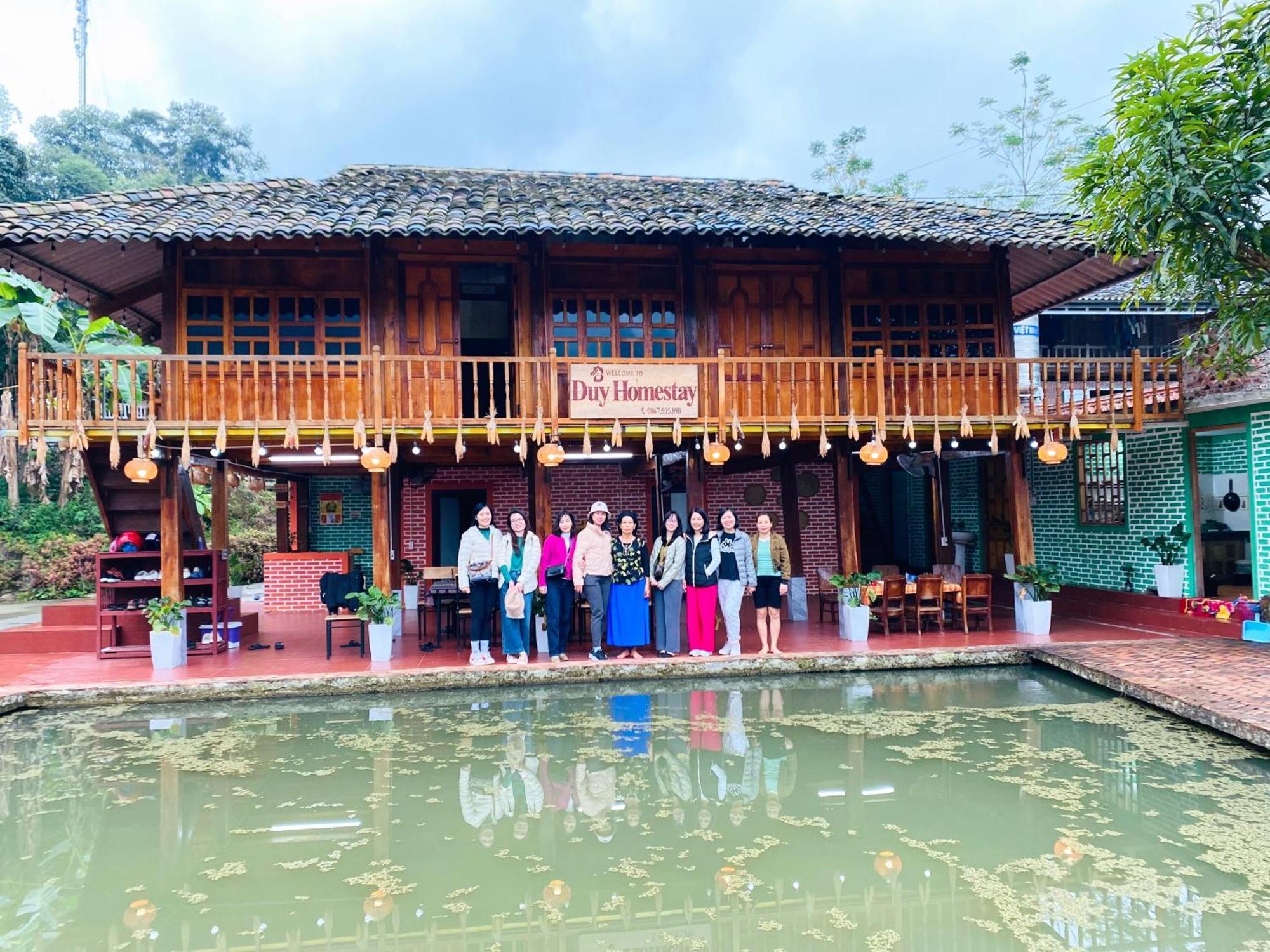 Duy Homestay Du Gia Làng Cac Exterior foto