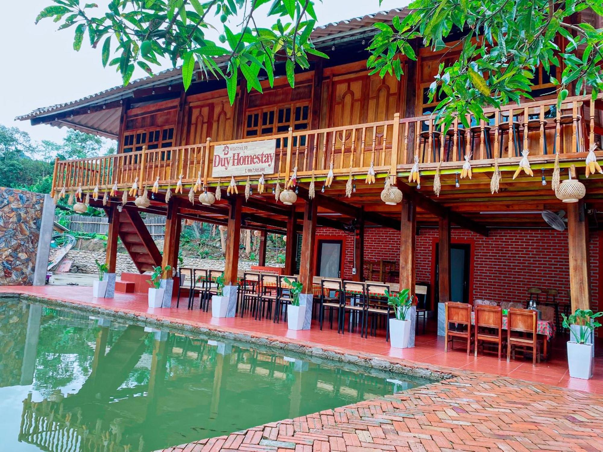 Duy Homestay Du Gia Làng Cac Exterior foto
